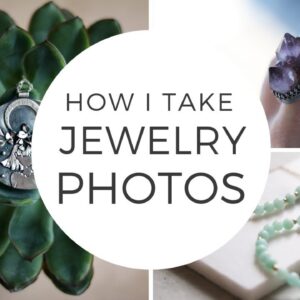 JEWELRY PHOTOGRAPHY - how I take jewelry photos at home. Product photography for Etsy