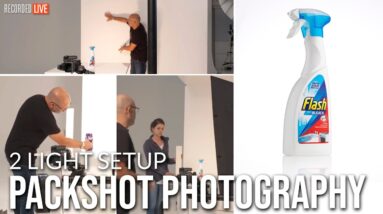 White Background Packshots with 2 Lights 💡💡