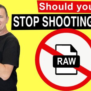 Should you STOP shooting RAW images? What is the best image format for you and your photography?