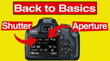 Aperture and Shutter Speed and how they work together - A photography tutorial for beginners.
