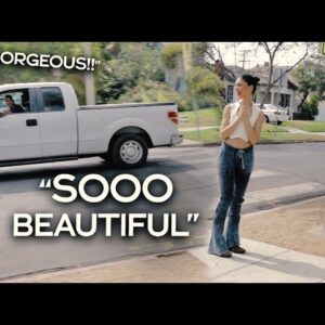 Man CATCALLS Model During Photoshoot