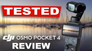 DJI Did It Again… OSMO Pocket 4 Reviewed, tested and rated.